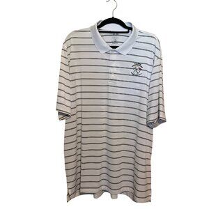 Adidas Golf Puremotion Shirt Polo‎ 2014 U.S. Open Pinehurst No. 2 XXL Striped